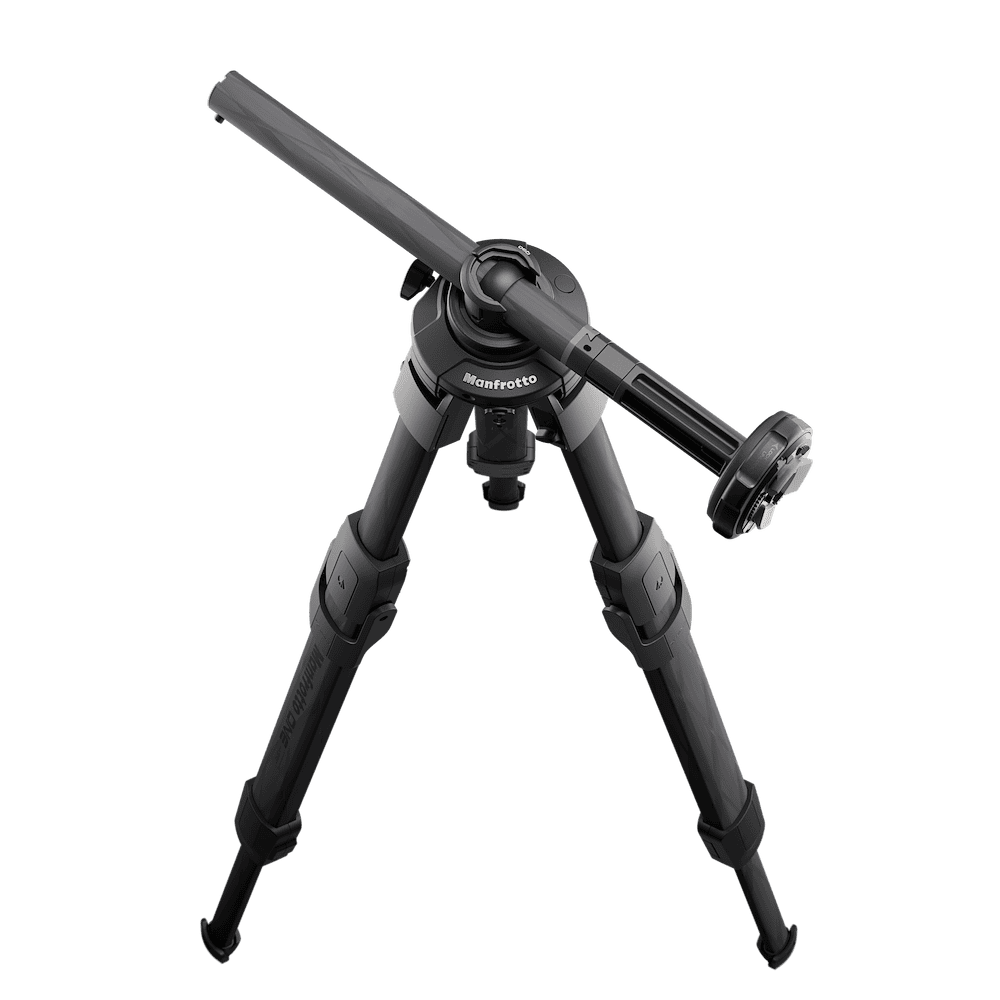 Columna central del Manfrotto ONE posicionada en ángulo lateral