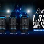 Objetivos Sirui Astra AF 1.33x anamórficos T1.8 montado en cámara full frame