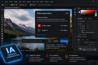 Adobe ahora muestra el costo en créditos de IA en Photoshop antes de generar