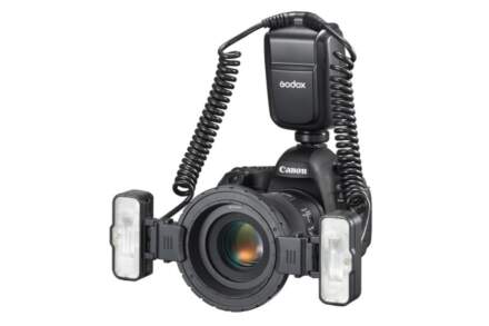 Godox MF-T76 S: Flash de pinza de doble cabezal para fotografía macro
