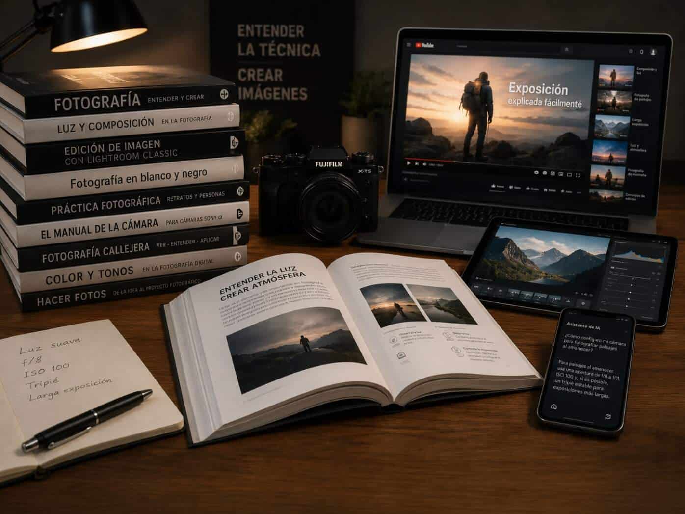Libros especializados de fotografía: ¿siguen teniendo sentido en la era de YouTube, los artículos en línea y la IA?