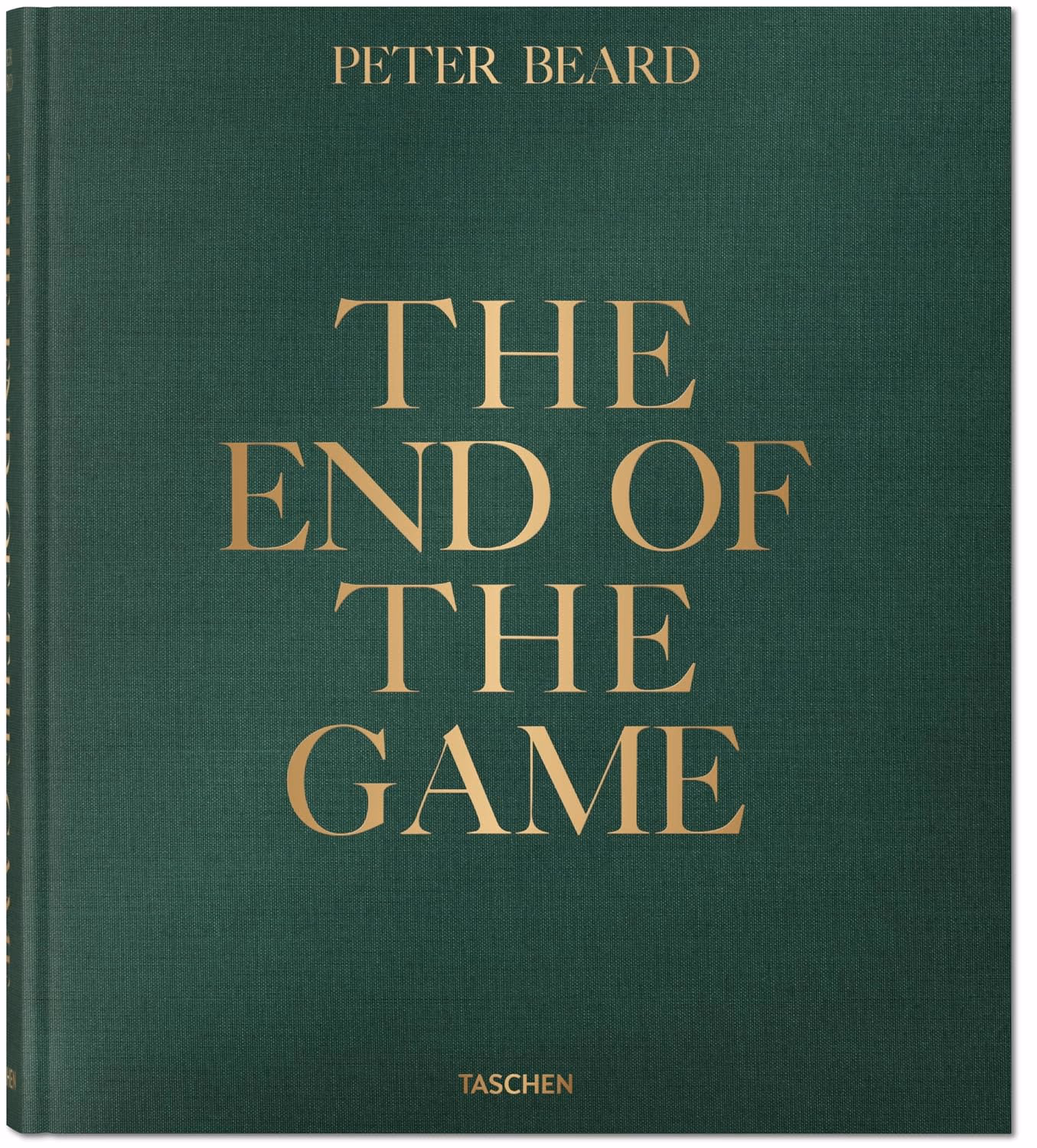 Portada del libro de fotografía The End of the Game de Peter Beard.